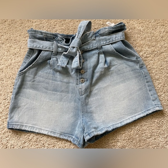 High Rise Mom Shorts - Picture 1 of 6